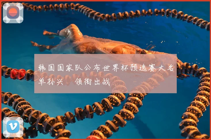 韩国国家队公布世界杯预选赛大名单孙兴慜领衔出战